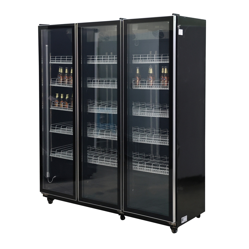 Refrigerador de puerta de vidrio