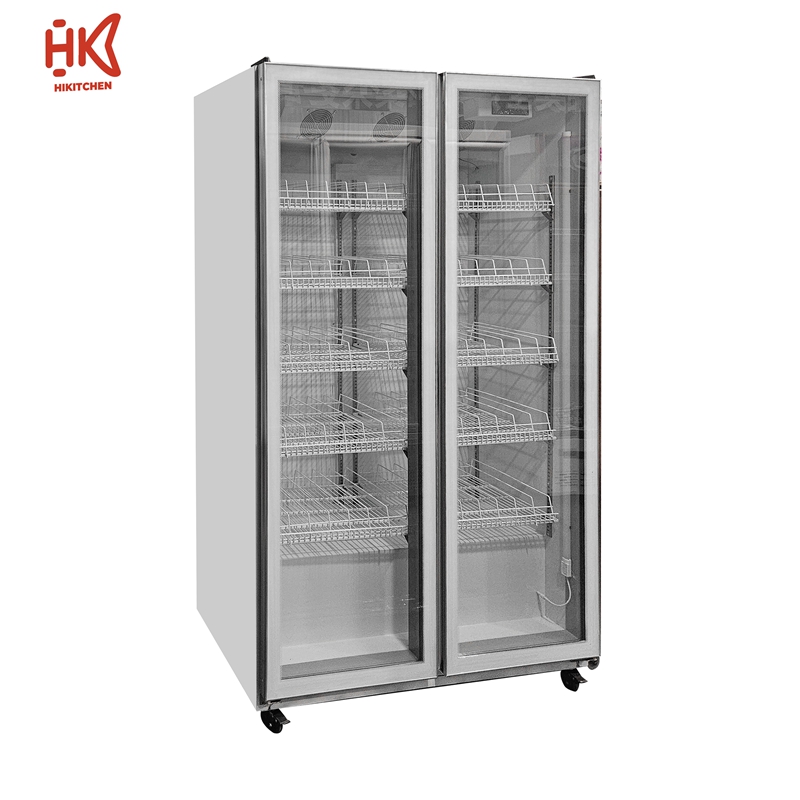 Refrigerador de puerta de vidrio